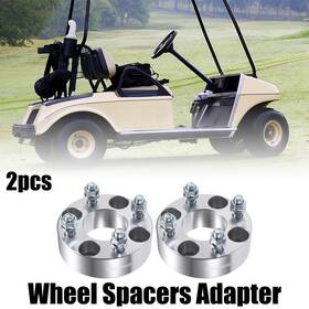 M12x1.25 X Autohaux 703820540410 2pcs 1.5 Inch Wheel Spacer Adapters 4.06 Studs Fits Club Car Golf Carts