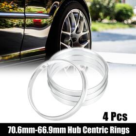 X Autohaux 726215837292 4pcs Od 70.6mm To Id 66.9mm Auto Hub Centric Rings Wheel Bore Center Spacer