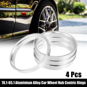X Autohaux 745065490631 4pcs Od 70.1mm To Id 65.1mm Aluminum Alloy Car Hub Centric Rings Wheel Spacer