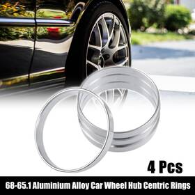 X Autohaux 746453413591 4pcs Od 68mm To Id 65.1mm Car Auto Hub Centric Rings Wheel Bore Center Spacer