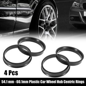 X Autohaux 747709911724 4pcs Plastic 54.1mm To 60.1mm Car Hub Centric Rings Wheel Bore Center Spacer