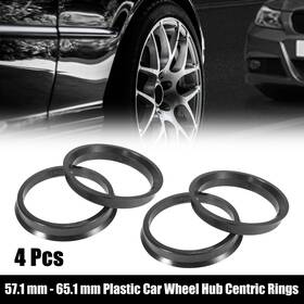 X Autohaux 747709911731 4pcs Plastic 57.1mm To 65.1mm Car Hub Centric Rings Wheel Bore Center Spacer X Autohaux 747709911731 4pcs Plastic 57.1mm To 65.1mm Car Hub Centric Rings Wheel Bore Center Spacer