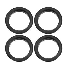 A18112200ux0573 X Autohaux Car Hub Centric Rings 4 Pack 73.1 To 57.1mm Black Plastic Wheel Bore Center