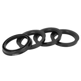 A20071500ux0001 X Autohaux 4pcs Plastic 72.6mm Od To 57.1mm Id Car Hub Centric Black