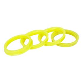 A20071500ux0002 X Autohaux 4pcs Plastic 66.6mm To 57.1mm Car Hub 17 15 3 Cm Yellow