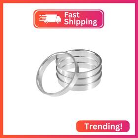 X Autohaux A23102900ux0040 4pcs Od 60.1mm To Id 57.1mm Aluminum Alloy Car Hub Centric Rings Whee