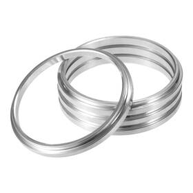 A23102900ux0071 X Autohaux 4pcs Od 82mm To Id 72.6mm Silver Tone
