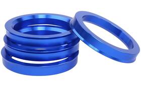 Yanangparts Ya-blhr006 60.1 To 73.1 Hub Centric Rings Pack Of 4 Blue