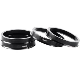 Yanangparts Ya-blhr011 67.1 To 73.1 Black Hub Centric Rings Pack Of 4 Aluminium Alloy Wh