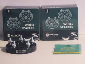 Wsp5tb03b1-4-y Yht Auto Set Of 4 1 Inch Wheel Spacers Wsp5tb03b1-4 5x100 To 5x114.3 64.1 Mm 12x1.5