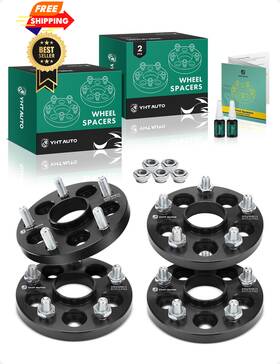 Yhtwsp0398-pn Yhtauto 5x100 To 5x114.3 Hub Centric Wheel Adapters 15mm Black