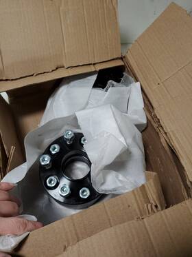 Yhtwsp0267 Yhtautoparts 5x4.5 Hub Centric Wheel Spacers Bore 5 Lug 4pcs Black Adapter