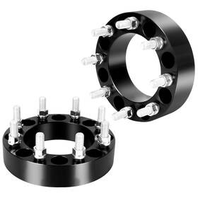 Ry30389us Yizbap 2pcs 8x170 To 8x6.5 Wheel Adapters For Ram 8x165.1 Black