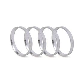 Zte003hr Zhteapr 4pcs Wheel Hub Centric Rings 66.6 To 57.1 - Od 66.6mm Id 57.1mm Alu