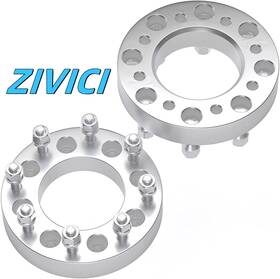 8x65-8x180-1-5-4qty Zivici 3 2pcs 1.5 Inch In 8x6.5 To 8x180 Wheel Spacers For 2000-2010 Chevrolet Suburban 2500