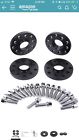 Zy-016bk Zy Wheel Black Hubcentric Spacers With Lug Bolts Zy-016bk Zy Wheel Black Hubcentric Spacers With Lug Bolts