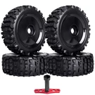 Allinrc 1/8 Buggy Tires 17MM Hex Wheels And Preglued Mounted.... Fixed Price $45.99.
