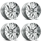 Set 4 20" Vision 361 Spyder Chrome 20X9 Wheels 5X5.5 (5X139.7) 12MM Rims. Fixed Price $1976.00.