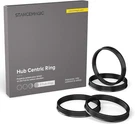Hubcentric Rings (pack Of 4) - 64.1MM Id To 67.1MM Od Black Poly Carbon Plasti. Fixed Price $15.44.