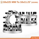 10 X 225 Mm To Semi 285.75 Hub Centric Wheel Adapter Ford & Ram. Fixed Price $1022.07.