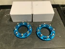 Mishimoto Borne 1" Wheel Spacers Blue 8X165.1 121.3MM Cb- M14 Set Of. Fixed Price $200.00.