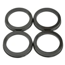 (4) Plastic Black Centric Hubrings 87.1MM & 108MM Wheel (87-108). Fixed Price $12.09.