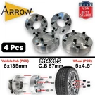 Wheel Spacers Adapters 6X135 To 5X4.5" 2" Thick - Ford Lug 5X114.3. Fixed Price $164.91.