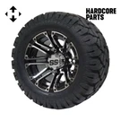10" Machined/black 'lancer' Golf Cart Wheel And Tire Combo - Set Of 4, Includes. Fixed Price $654.95.