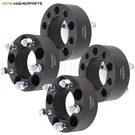 4X Black Wheel Spacers 5X4.5 To 1/2*20 Studs 2'' Ford Mustang Lincoln. Fixed Price $76.95.