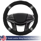 Alcantara Leather Bling Steering Wheel Cover Protect For Audi A3 A4 A5 A6 A8 S3. Fixed Price $19.99.