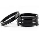 56.1 To 72.6 Black Hub Centric Rings (pack Of 4) Aluminium Alloy Wheel Center.... Fixed Price $26.49.