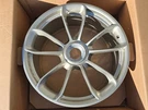Mint 20" Porsche 991 GT2RS White Gold Front Center Lock Oem Factory Wheel. Fixed Price $1190.00.