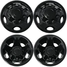 4 Black 2011-2026 Silverado 3500 17" Dually Wheel Simulators Rim Liners. Fixed Price $389.99.