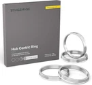 Hubcentric Rings (pack Of 4) - 95.1MM Id To 106.1MM Od Silver Aluminum.... Fixed Price $23.20.