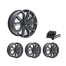 Set Of 17" Black Alloy Wheel Rims 5X114.3 Fits Mazda RX-8, RTX5V 5LUG. Fixed Price $898.83.