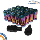 New Chrome 20PCS Extended Dust Cap Steel Wheel Rim M12X1.5 Lug Nuts W/ Lock Key. Fixed Price $337.99.