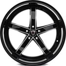 Wheels 20" Marquee M5330A 20X10.5 5X115 Black 40ET 73.1CB (5330A20105511540BP). Fixed Price $1508.00.