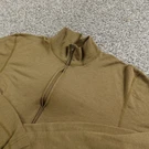 Orc Industries Pullover Mens Brown 1/4 Zip L1 Long Sleeve Base Layer Top Army. Fixed Price $39.99.