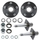 Lug 4.5" Bolt Trailer Hub Kit & 1.75 Circle #84 Spindle Brake Flange. Fixed Price $102.27.