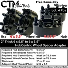 4X 2" Thick 6X5.5 Hubcentric Wheel Spacer Adapter Fit Wagoneer/titan XD/RAM1500. Fixed Price $131.55.