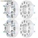 4X Silver Wheel Spacers 6X5 12X1.5 Studs 1.5" For Chevrolet Trailblazer Gmc. Fixed Price $80.29.