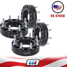 4PCS 2'' 8X180 To 14X1.5 Studs Wheel Spacers For Chevrolet Black. Fixed Price $117.51.