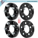 (4) 1" 5X5 To 5X4.5 Wheel Adapter 1/2" For Jeep Wrangler Grand Cherokee Cadillac. Fixed Price $84.26.