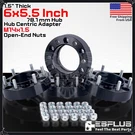 4PC 1.5" Hub Centric Wheel Adapter Spacer 6X5.5" Cb 78.1MM 14X1.5 Fit Silverado. Fixed Price $120.40.