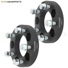 Pcs Black Wheel Spacers 5X4.5 12X1.5 Studs 1" (25MM) Thick For Honda Toyota. Fixed Price $39.99.