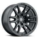 Icon Vector 17X8.5 6X5.5 25MM Offset 5.75IN Bs 95.1MM Bore Satin Black Wheel. Fixed Price $323.99.