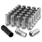 Yizbap 32PCS M14X1.5 Inch Lug Nuts Chrome, Closed End Spline Nut.... Fixed Price $40.82.