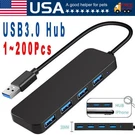 4 Port Usb 3.0 Hub Splitter Multi Adapter 5GBPS High Speed Pc Desktop Laptop Lot. Fixed Price $446.99.