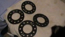 Vlaoschi Black Wheel Spacers - Unclaimed Freight Has Minor Scratches. Fixed Price $24.99.