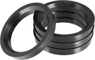 Acropix 70.1MM To 57.1MM Universal Car Hub Centric Rings Black - Pack. Fixed Price $15.99.